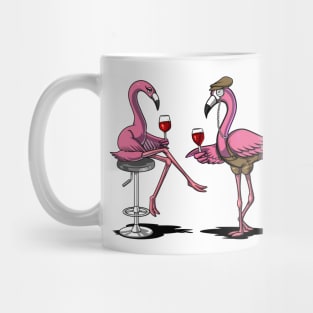 Flamingo Wine Drinking Party Mug